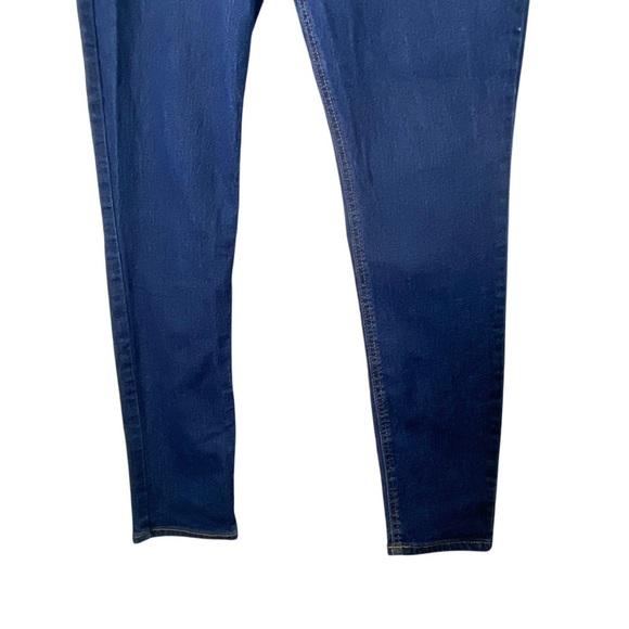 OLD NAVY Women's size 14 Tall Super skinny high rise medium wash denim jeans - Picture 4 of 7